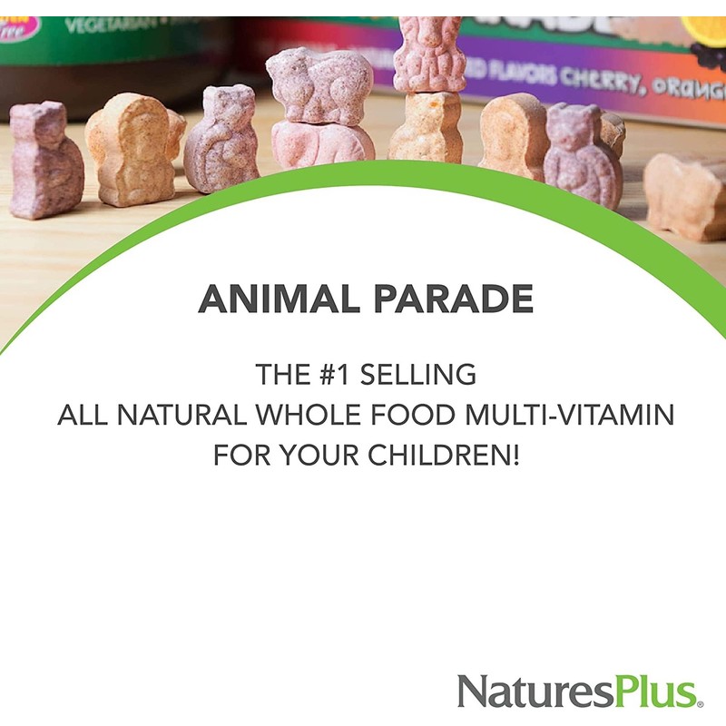 NaturesPlus Animal Parade Tummy Zyme Children’s Digestion Support - Active