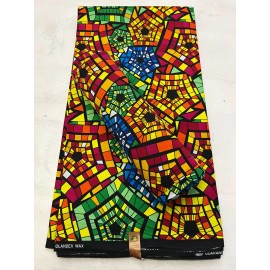 Unbranded High End Ankara African Wax Print- Sell by 6 yards / 100% Cotton -For Dresses