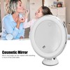 Suction Cup Makeup Mirror 10x with 3 Light Colors Battery