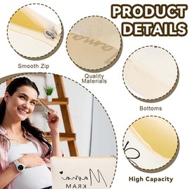 UYVPAER Gift for expectant mother, baby gift girls, gift for birth baby stuff, mum stuff, gift for expectant mum, gift for pregnant women, mother bag with zip