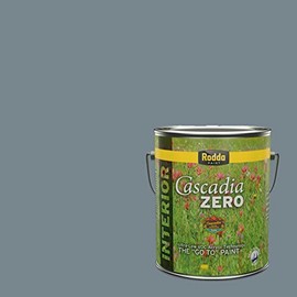 Rodda Paint CASCADIA ZERO Interior Flat Paint & Primer in One, 1-Gallon, Deep Lagoon