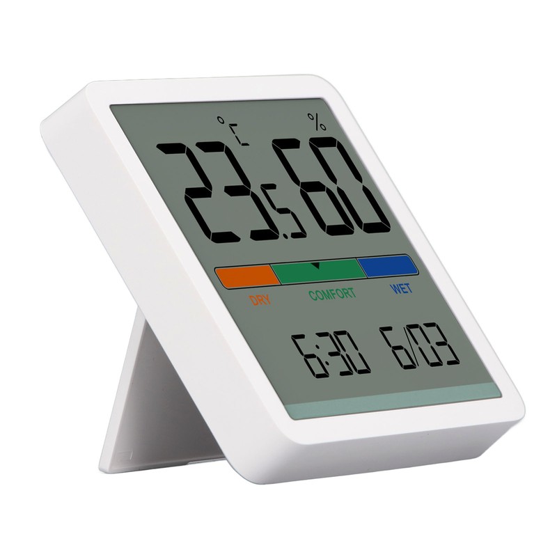 Temperature Humidity Monitor 3 in 1 Temp Tester Digital Display