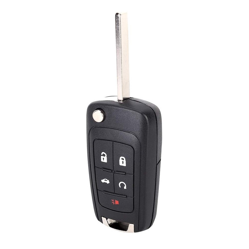 Carcasa de llave plegable, KIMISS 5 botones Flip Key Fob