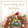 Alex Clark Knitting Foil Birthday Card