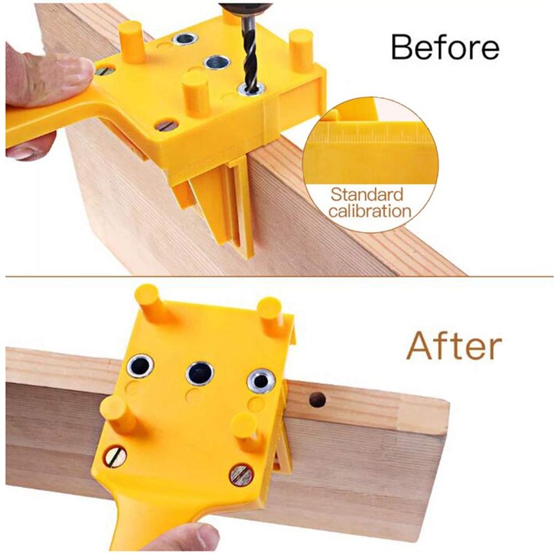 Gasea 8pcs Woodworking Doweling Jig Kit, 6/8/ 10mm Drill Guide