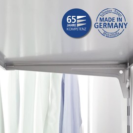 Element System 18133-00007 PRO-Träger Shelf Brackets 1 Row / Pack of 2 / 7 Dimensions / 3 Colours / L = 25 cm / Black for Shelving System / Wall Rail