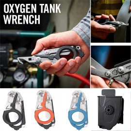 Unbranded Folding Pliers Scissors Outdoor Plier First Aid Expert Tactical Shears Emergency - Blue