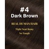 Hetto Nano Hair Extensions Natural Brown Nano Ring Human Hair