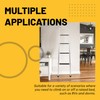 KUAFU 60'' Bunk Bed Ladder with RV W/Hook and Rubber