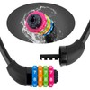 IDEALUX Bike Lock Cable, Bicycle Cable Lock with 4 Digit