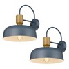 Darkaway Modern Barn Light Fixtures Wall Lamps Sconces with Hammered