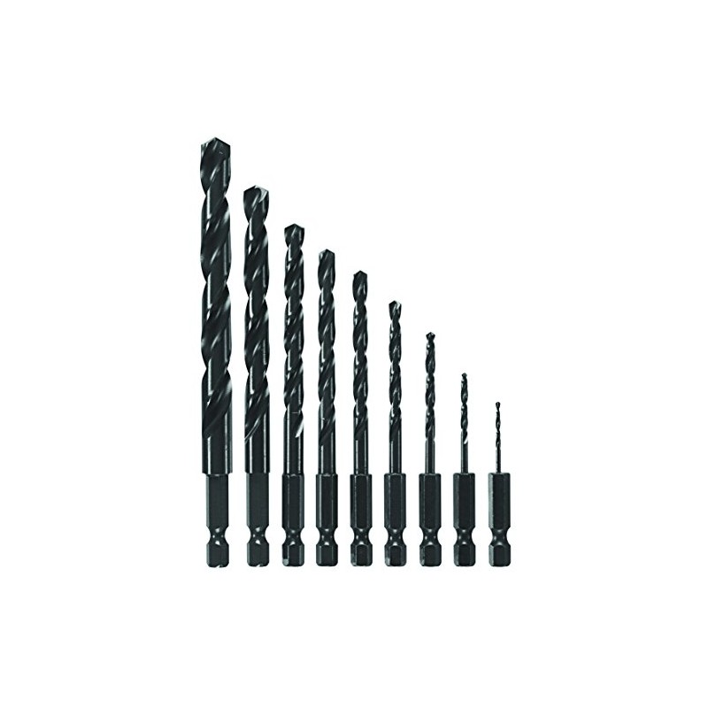 Bosch BL9IM 9 Pc. Impact Tough Black Oxide Drill Bit