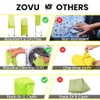 Zuvo Microfibre Cloth For Car(12-Pack)- Ultra Soft, Scratch Free, Highly