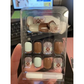 Unbranded 24pcs/box Press On Nails with glue