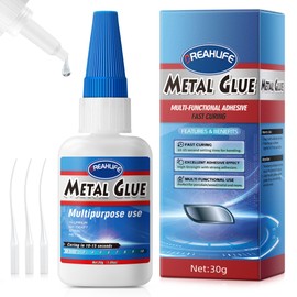 Super Glue for Metal Repair, 30g Adhesive Glue for Stainless Steel Repair, Super Instant Glue Used for Bonding Between Metals, and Other Materials, Aluminum Alloy, Metal Tube, Liquid Weld for Metal