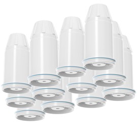 Water Filter Replacement for zero Pitchers and Dispenser,fit for ZR-001 ZR-004 ZP-006 ZR-017 ZS-008 Filters, Multi-Stage Filter System Reduce Lead, Chromium, PFOA/PFOS and TDS, 12pack,by Cobectal