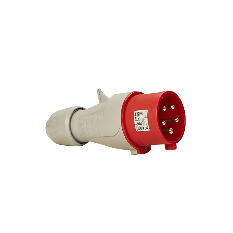 Legrand 555239 Mobile Plug Straight P17 IP44 32 A, 380