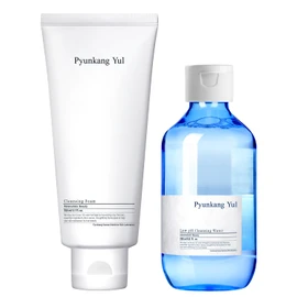 Pyunkang Yul PKY Cleansing Foam & Cleansing Water/Korean Facial Wash for All Skin Types/Foam(5.1 Fl. Oz., 150ml) & Cleansing Water((9.8 Fl. Oz, 290ml)