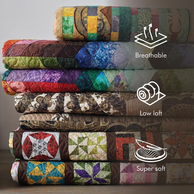 Fairfield Quilter’s 80/20 Quilt Batting, Premium Cotton and Polyester Batting