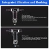 40 Micron Spin Down Sediment Water Filter Reusable Male Thread