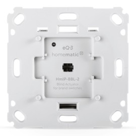 Homematic IP 151333A0 Smart Home Blind Actuator for Branded Switches, Digital Control of 1 Blind or External Blind, Retrofitting Electric Blinds, Control via App, Alexa and Google Assistant