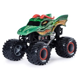 Monster Jam, camión Oficial Dragon Monster Truck, vehículo Fundido a presión, Escala 1:24