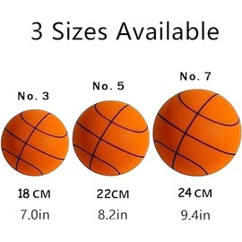 Silent Basketball Mute Foam Basketball Dribbling Size 3 5 7 Indoor Basketball High-Density Lightweight Training Ball Suitable for Various Indoor Kids Gift