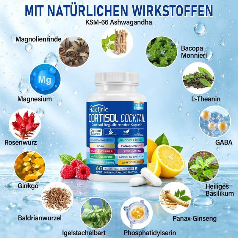 Cortisol Sink + Myo & D-Chiro Inositol Capsules - 13-in-1