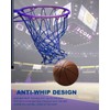 XXXYYY Blue Basketball Net Replacement Heavy Duty, 2022 Professional On-Court