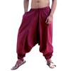 SARJANA HANDICRAFTS Men's Cotton Harem Yoga Baggy Genie Boho Pants
