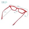 Red Funky Cat Eye Reading Glasses for Women with Sturdy