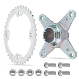 M MATI Rear Axle Sprocket & Mount Hub Collar Holder Kit for Yamaha Raptor 250 YFM250 2008-1013 Raptor 350 YFM350 2004-2013 5YT-25386-00-00 5TG-25438-10-00