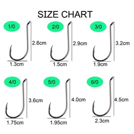 Offset Octopus Octopus Beak Fishing Hooks Faultless Sport Circle Hooks High Carbon Steel (2/0-50pcs)