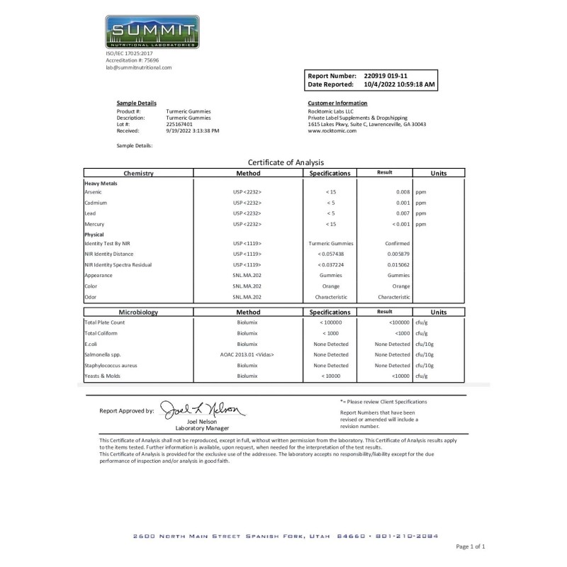 MNM ProLabs PRO-TURMERIC Premium Gummies