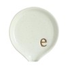 COLLECTIVE HOME - Ceramic Coffee Spoon Rest, Monogram Ceramic Spoon
