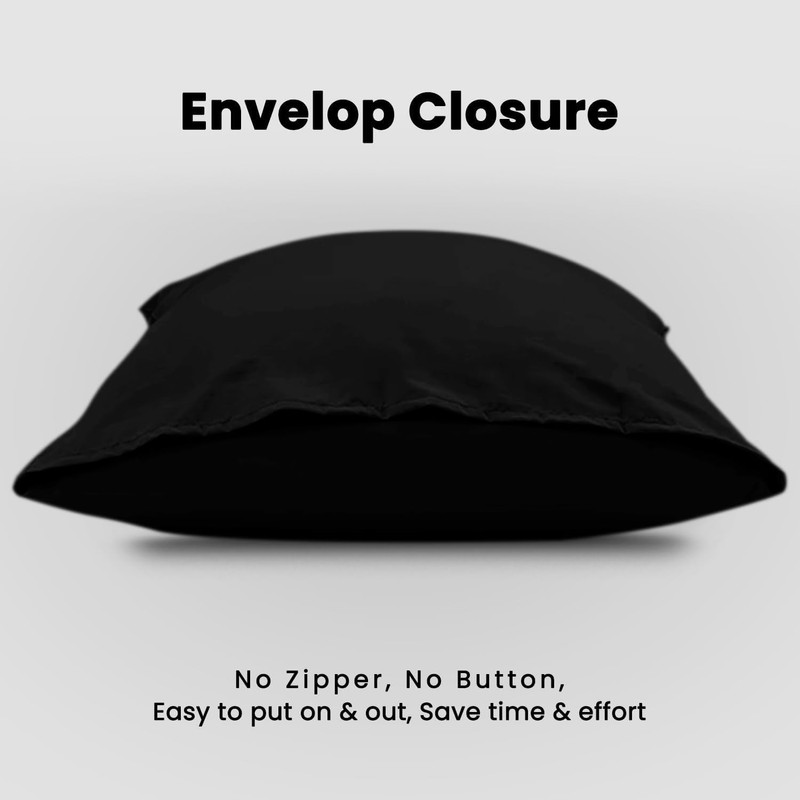 Pillow cases 2 Pack – Soft Brushed Microfiber Envelope Closure