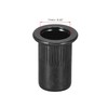 TA-VIGOR 20Pcs M8 Rivet Nuts, Carbon Steel Zinc-Plated Knurled Flat
