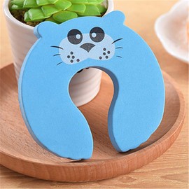 Door Stopper, Finger Pinch Guard Child Safety Animal Door Stop Decorative Rubber Finger Protector Pinch Finger Guard Security