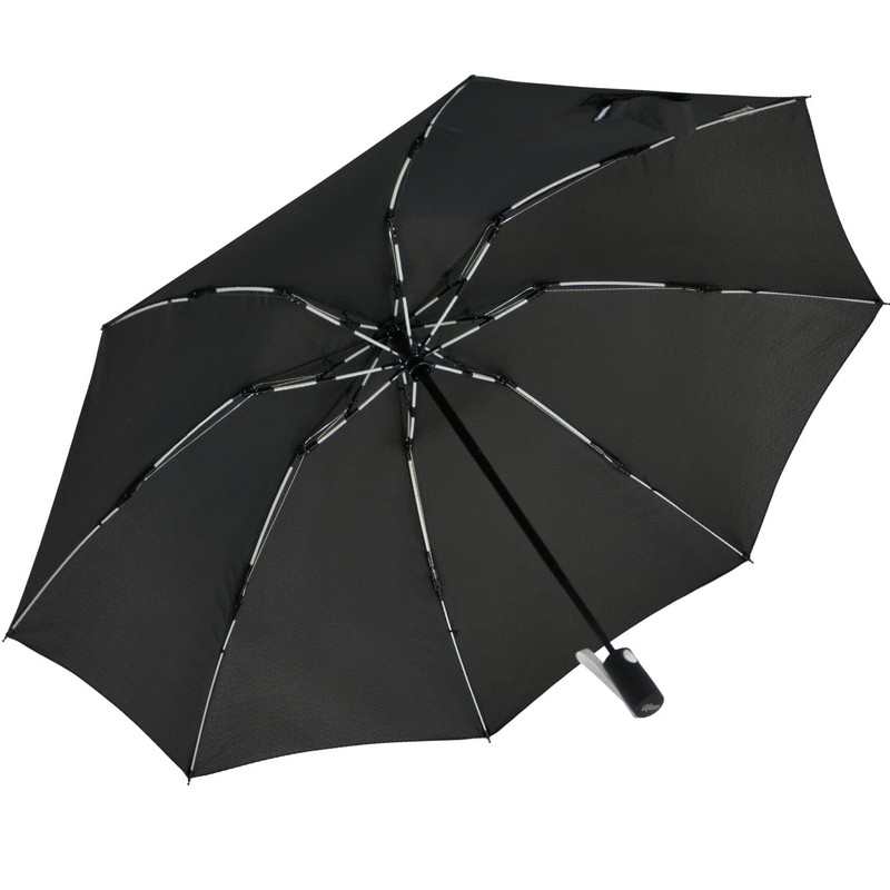 iX-brella Reverse Reverse Opening Fiberglass Pocket Umbrella with Coloured Spokes,