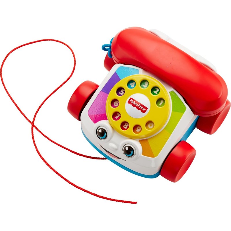 Fisher-Price Toddler Pull Toy Chatter Telephone Pretend Phone with Rotary