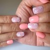 Pink Press on Nails Short Square Fake Nails Pink Full
