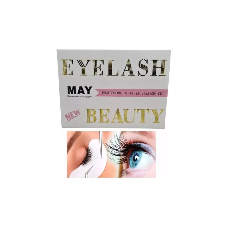 May 5 Kit Profesional Para Aplicación De Pestañas Eyelash May