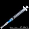 20 Pack 3ml 23Ga Disposable Lab Dispensing Tool Luer Lock