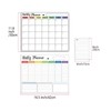 Magnetic Dry Erase Calendar Whiteboard, 1 Set Including Monthly, Weekly,