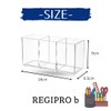 Regipro b P-01 Sanko Transparent Acrylic Pen Stand Small Storage