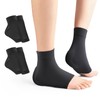 Promifun Achilles Tendon Heel Protector - Compression Padded Sleeve Socks