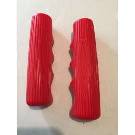 Schwinn BICYCLE BIKE GRIPS SCHWINN TYPE RED VINTAGE CRUISER STINGRAY