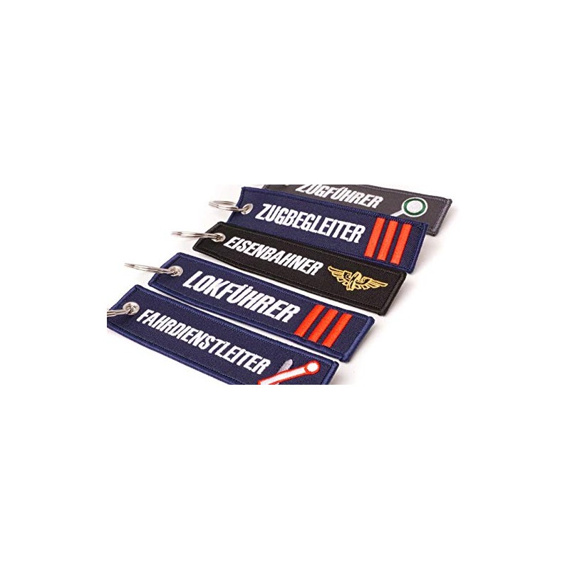 Fitwish Engine Driver Key Fob Dark Blue