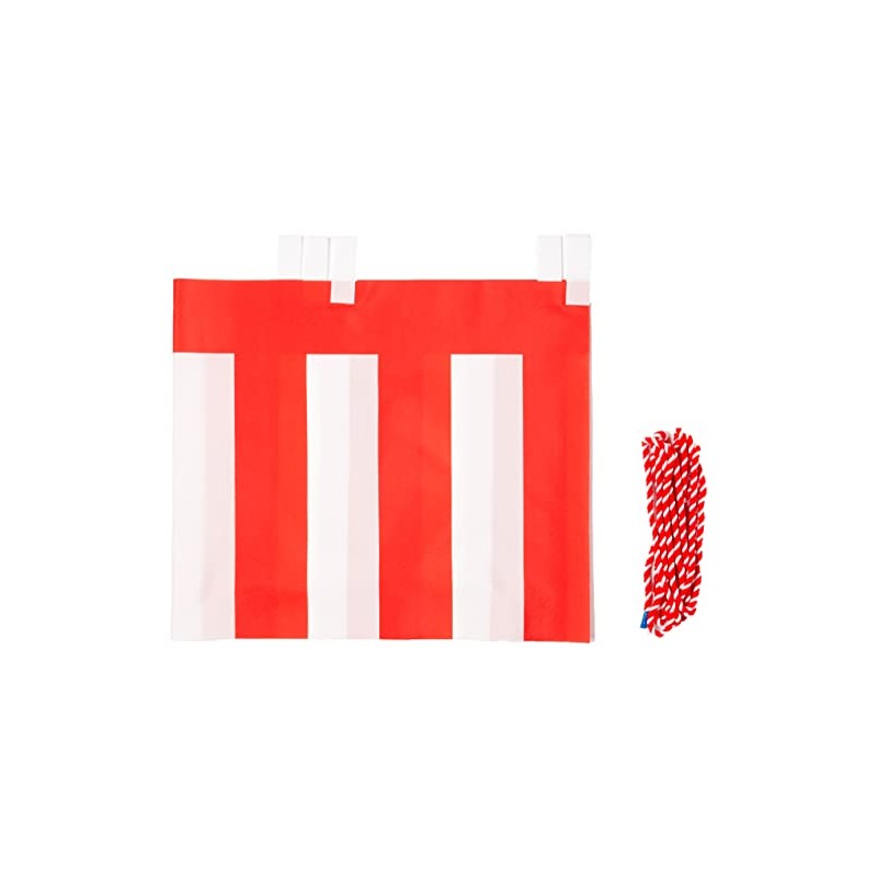 Banner Red Curtain (45 cm Tall)