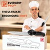 EverGrip Pro Chef Knife 8 Inch, High Carbon Stainless Steel